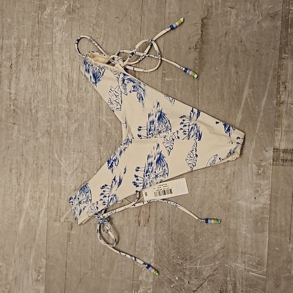 💕FRANKIES BIKINIS💕 Sand String Bikini Bottom  ~ Surfer Dude Print XL NWT - Picture 5 of 11